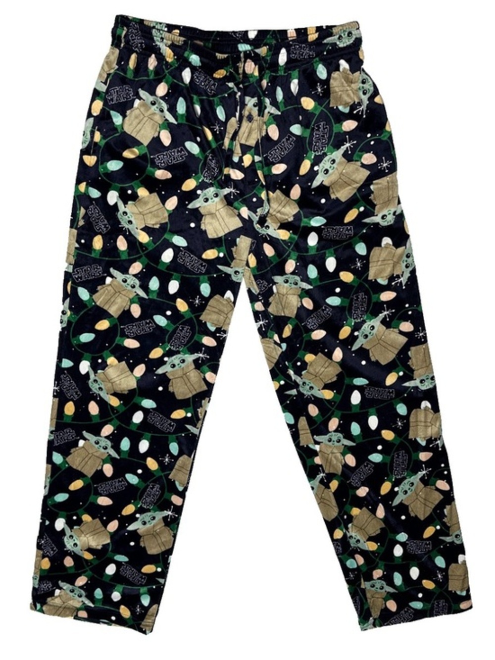 Star Wars Grogu Velour Men’s Pajama Pants Large